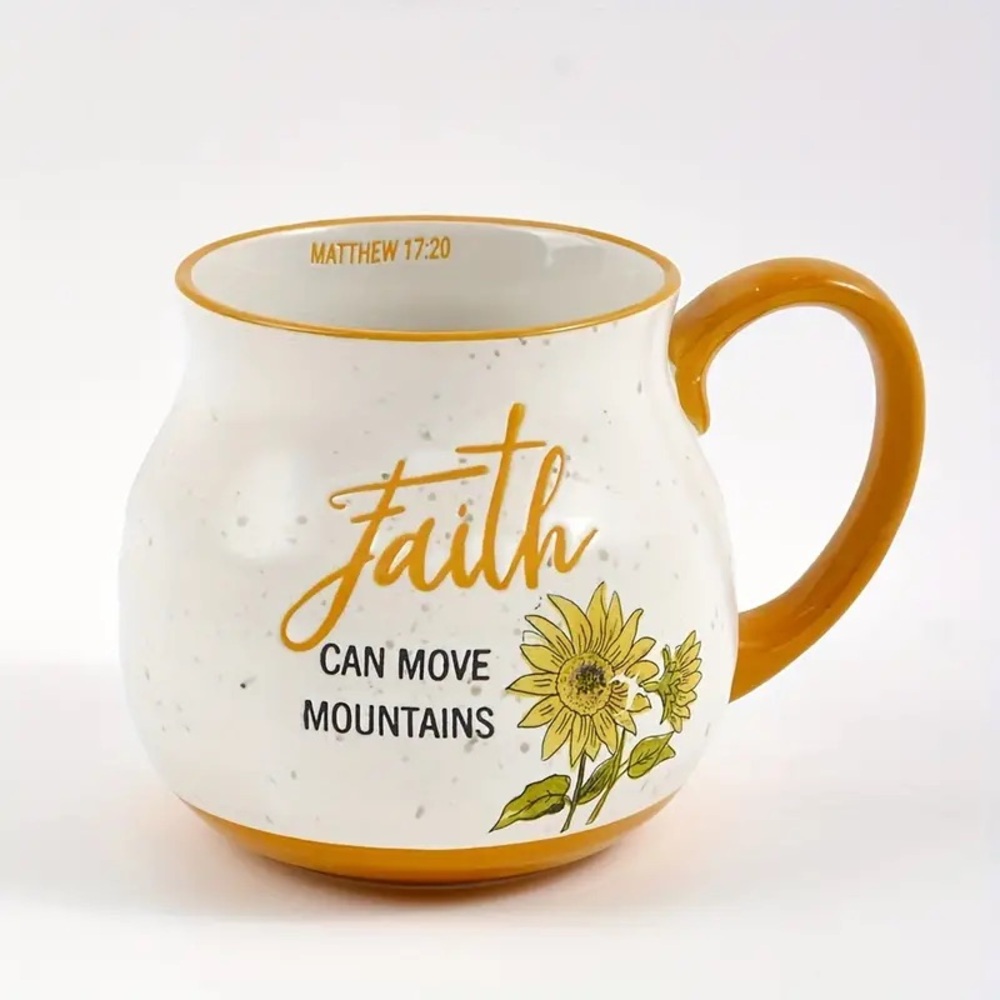 Faith can move mountains Coffee mug